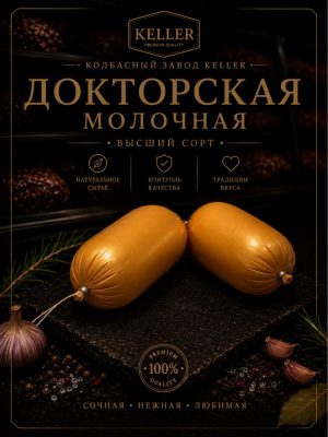 Wurst  Molochnaja Keller ca.500g verpackt