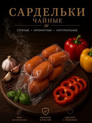 Sardelki Tschajnie Keller ca.230g verpackt