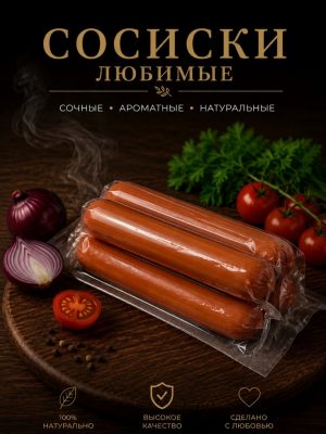 Sosiski Ljubimie Keller ca.300g verpackt