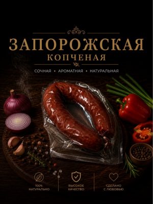 Wurst Saporozhskaja Keller ca.600g verpackt