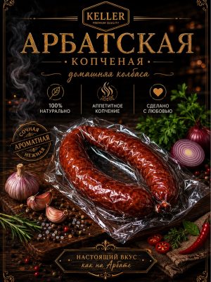 Wurst Arbatskaja Keller ca.600g verpackt