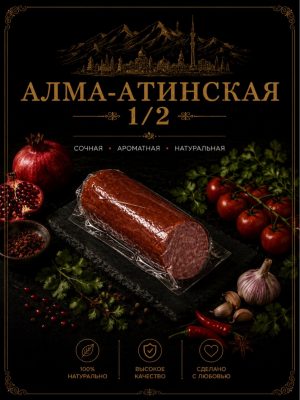 Wurst Almatinskaja 1/2 Keller ca.500g verpackt